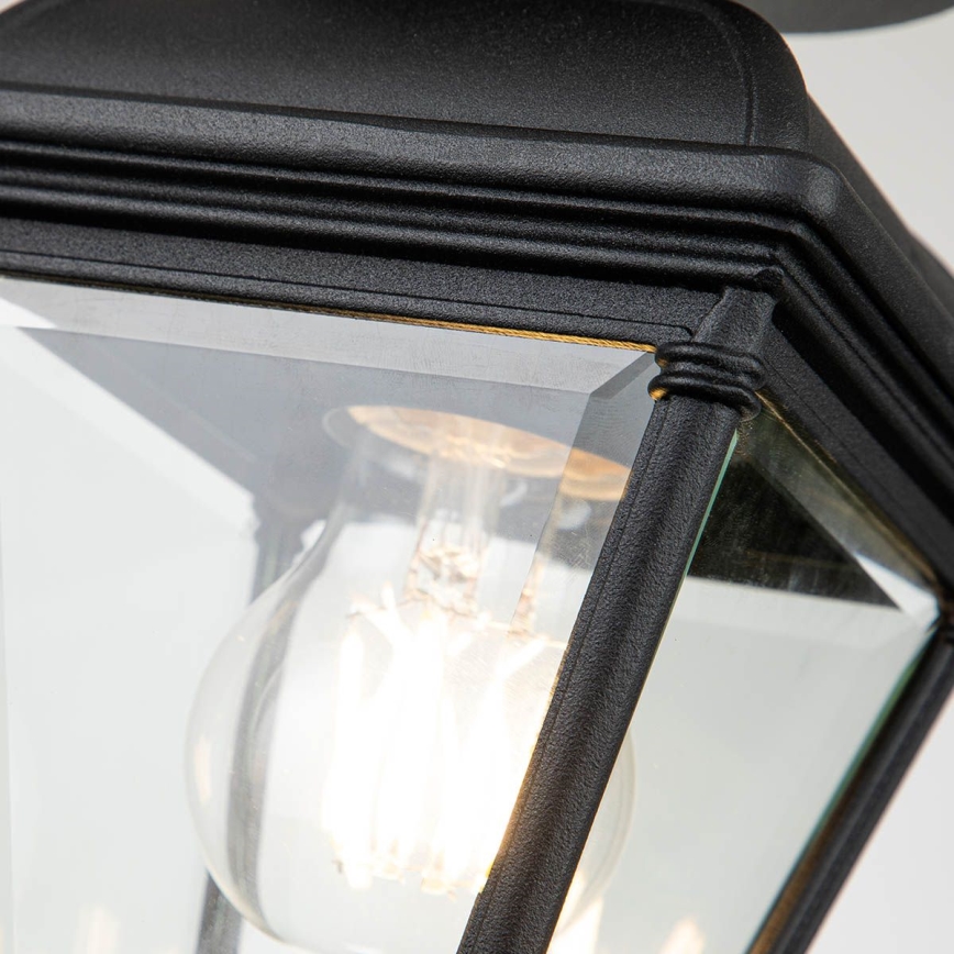 Elstead - Εξωτερικό φωτιστικό οροφής BAYVIEW 1xE27/60W/230V IP44 μαύρο